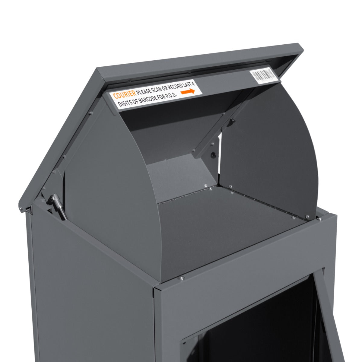 Q-Rax Accessori Casa Cassetta Postale Pacchi Antifurto Grigia