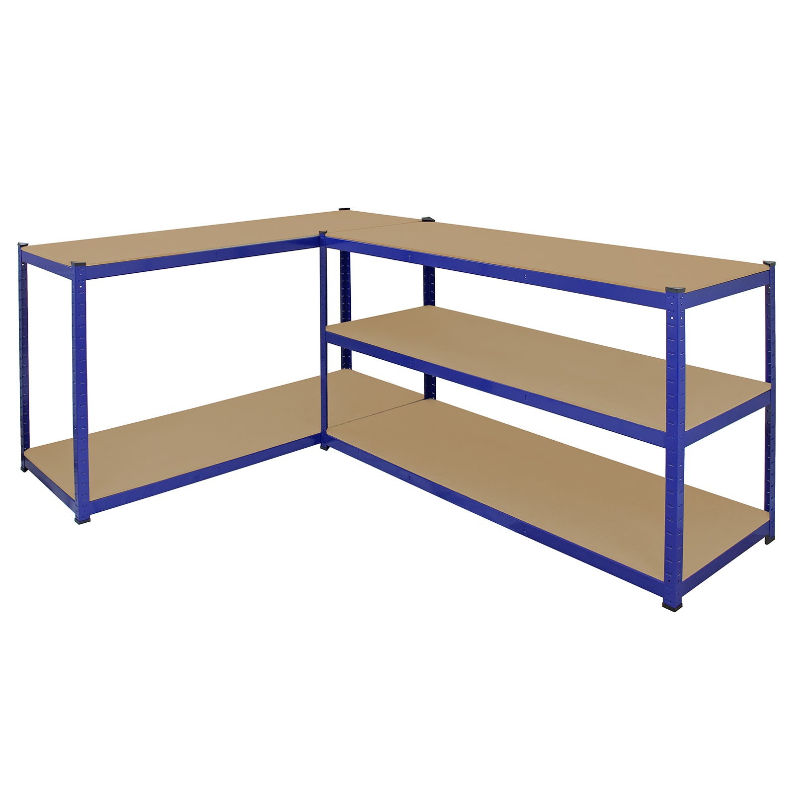 Q-Rax T-Rax Set 5 Scaffali Metallo Blu 160 cm 5 Ripiani