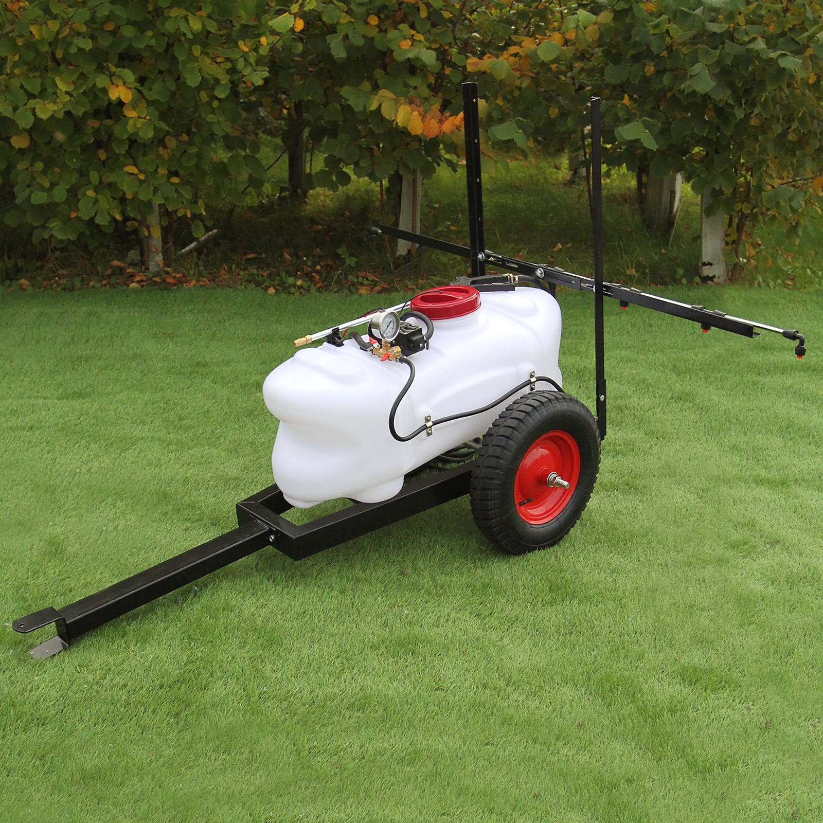 MAXBLAST Irroratore 100L per Quad ATV su Rimorchio con Lancia