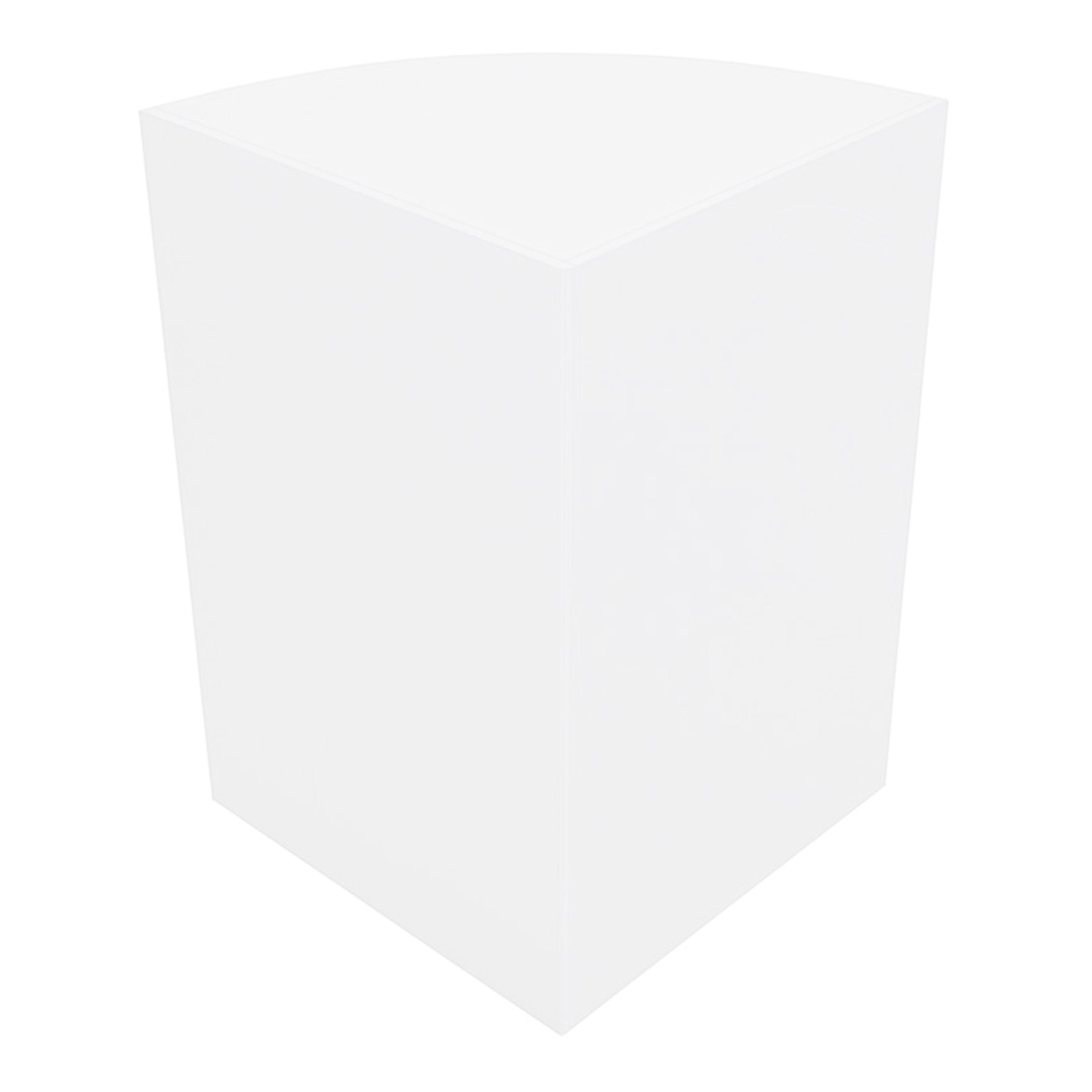 Q-Rax Banconi da Negozio LM60 bancone angolare bianco