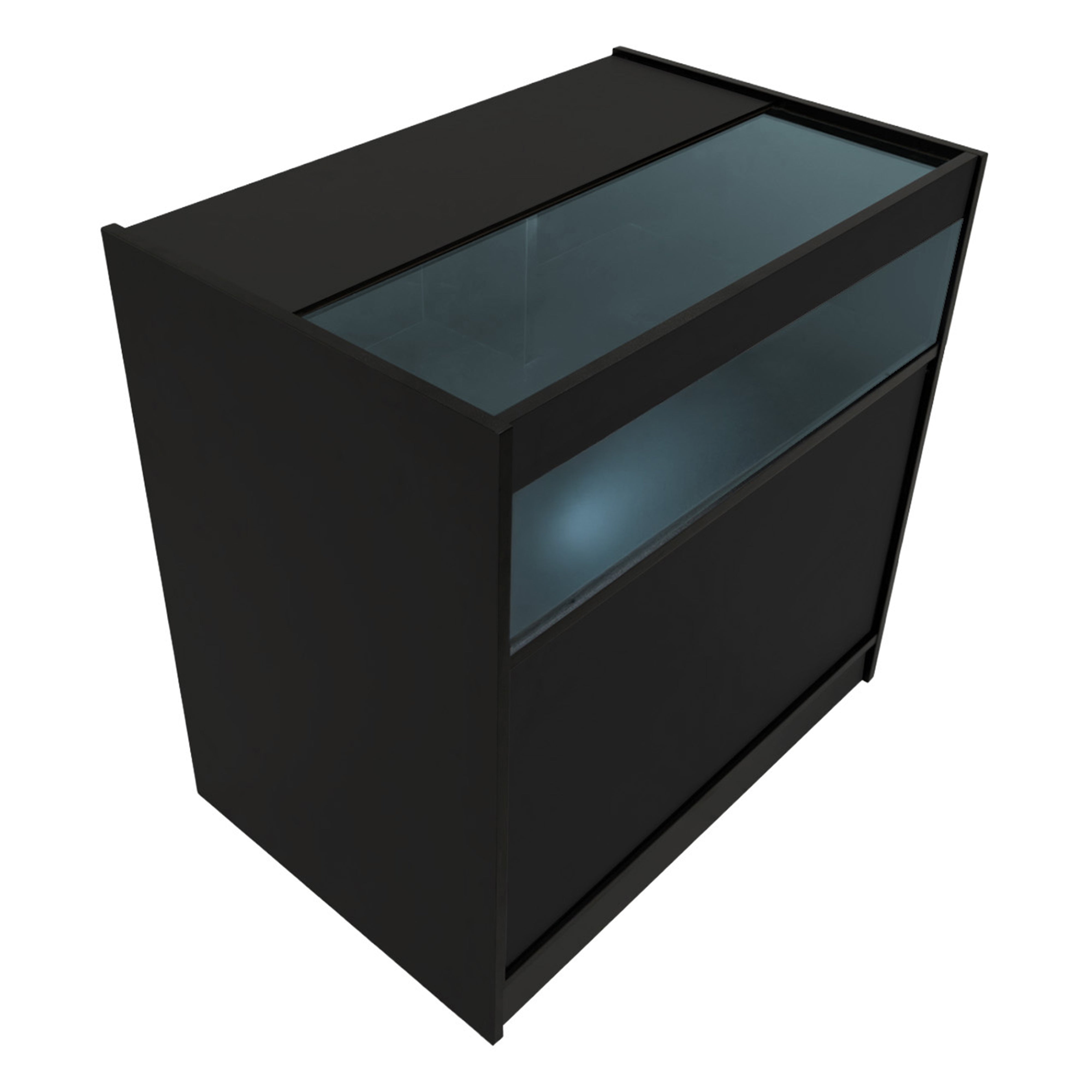 Q-Rax Banconi da Negozio Set Europa LED B900 C900 Nero