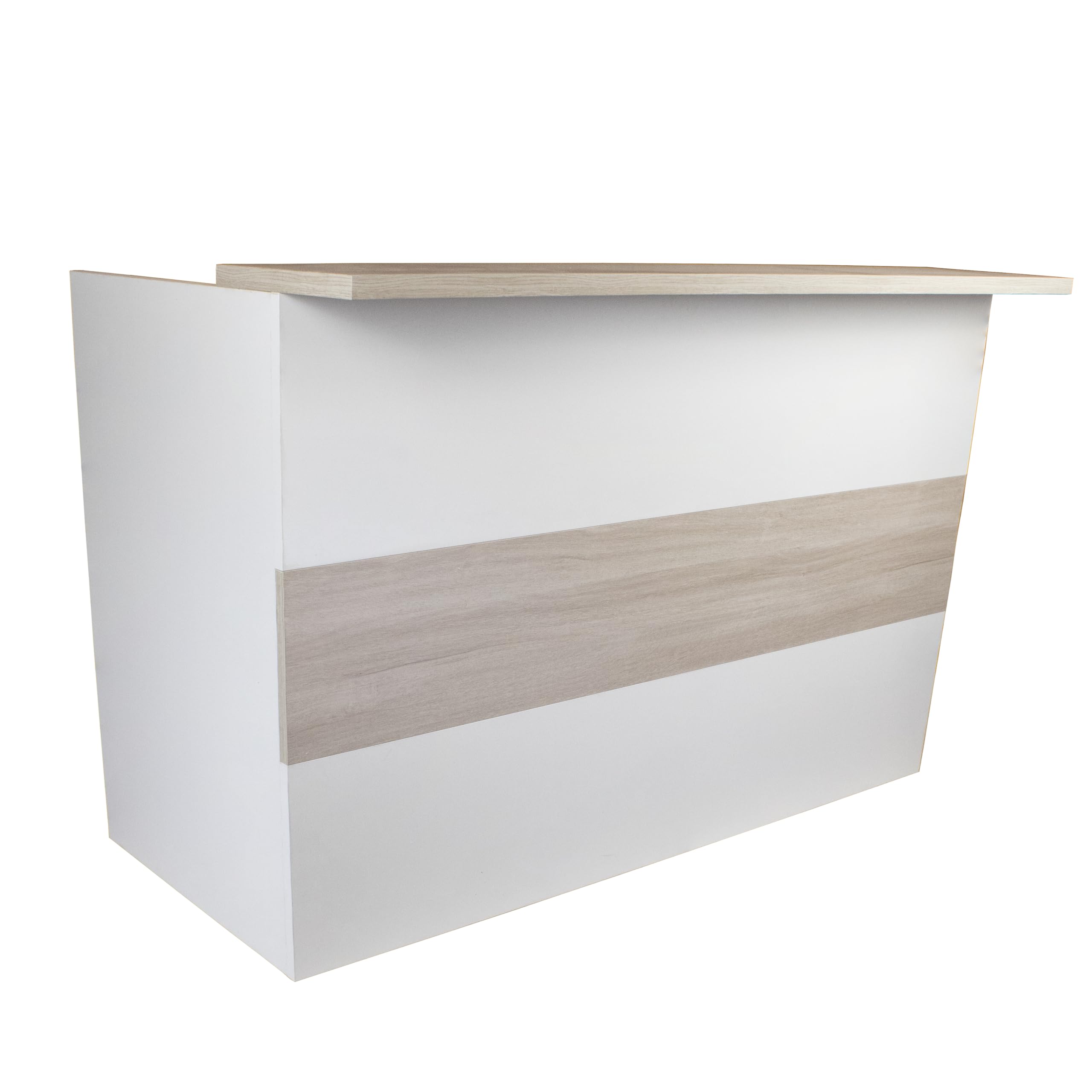 Henor Banchi Ebro Bancone Reception 180 cm Bianco Quercia