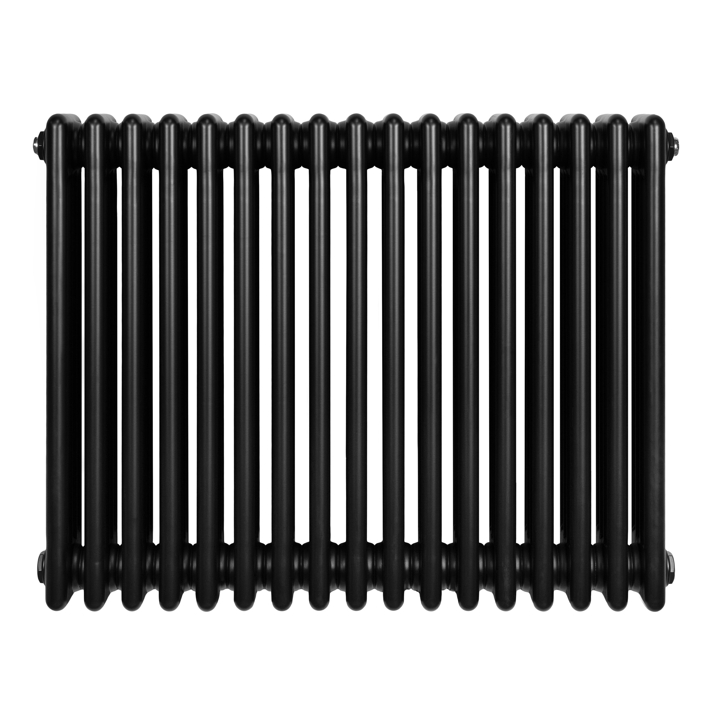 Q-Rax Radiatore 4 Colonne Nero 600x785 mm Acciaio