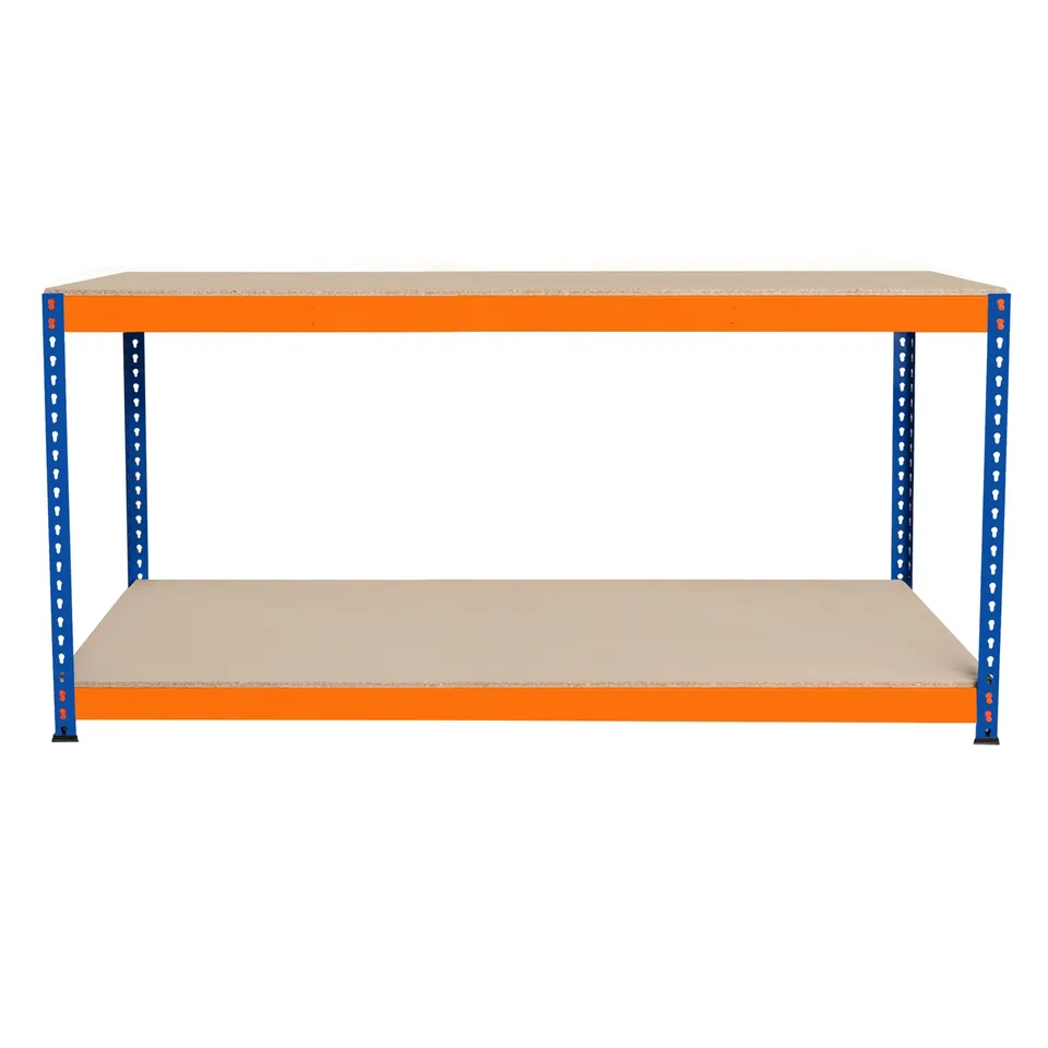 Q-Rax S-Rax Banco da Lavoro 2 Ripiani 180x60x90 cm 600 kg