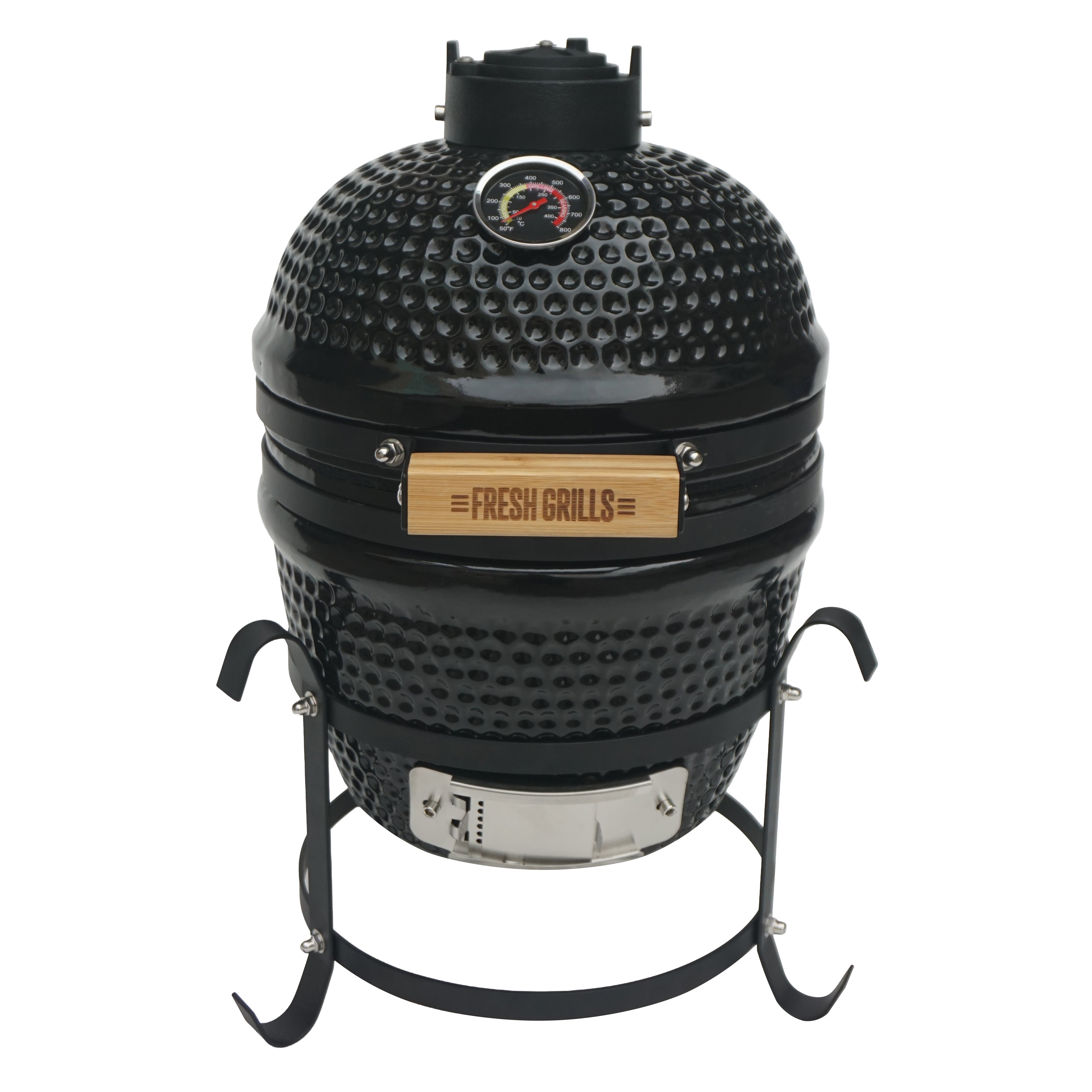 Q-Rax Kamado BBQ Grill 13" 33cm Ceramica