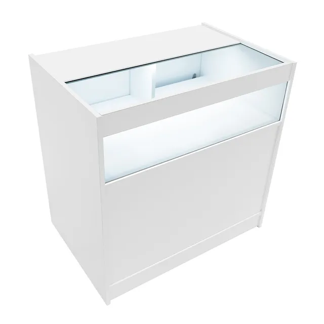 Q-Rax B900 bancone da negozio bianco LED vetrina