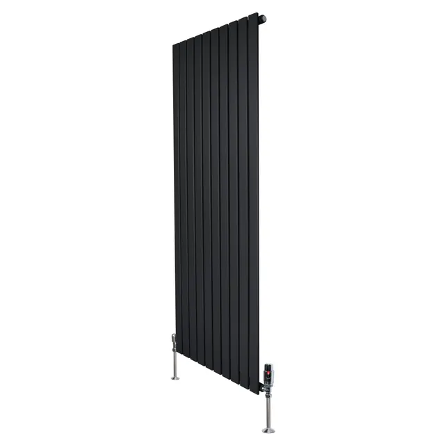 Q-Rax Pannelli Piatti radiatore verticale 1600x700 mm nero