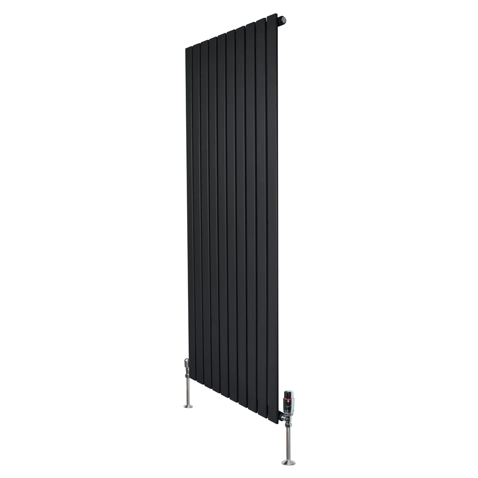 Q-Rax Pannelli Piatti radiatore verticale 1600x700 mm nero