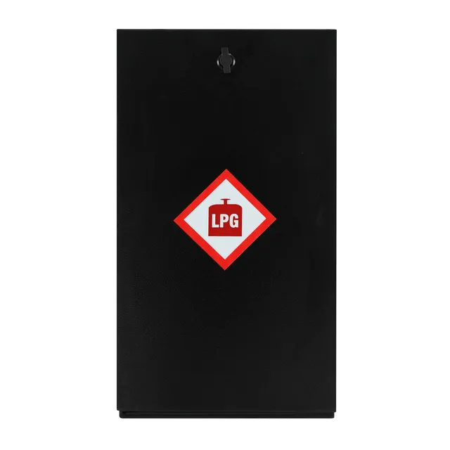 Q-Rax Deposito all'Aperto Box Porta Bombola Gas 6kg in Acciaio