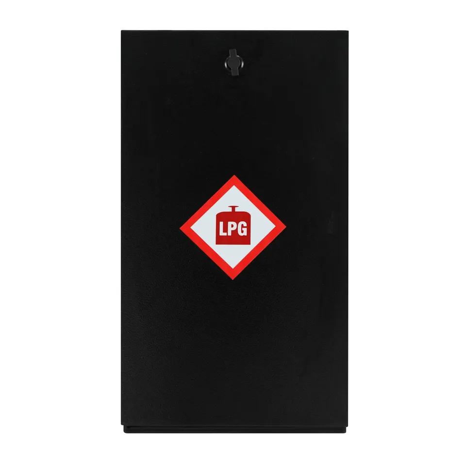 Q-Rax Deposito all'Aperto Box Porta Bombola Gas 6kg in Acciaio