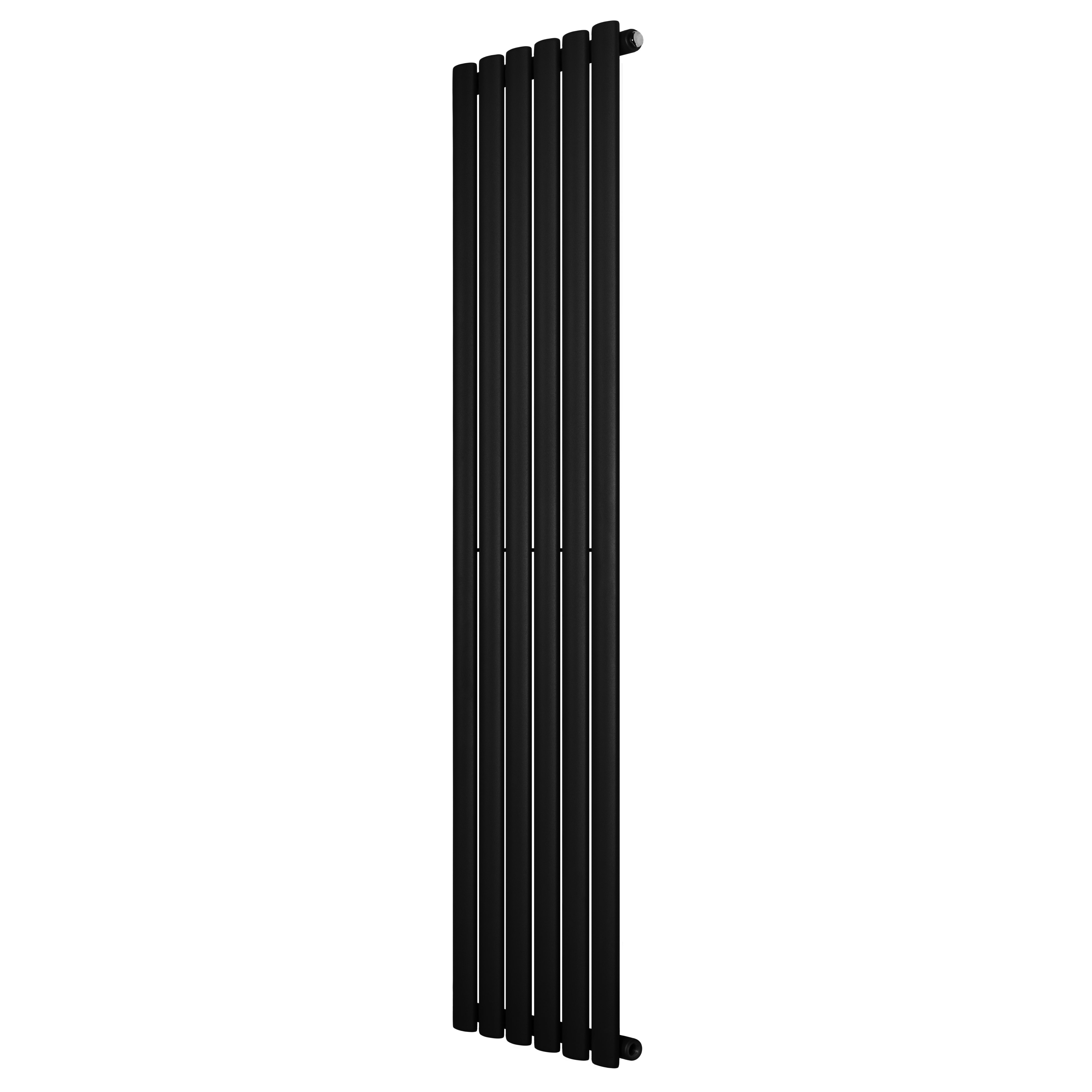 Q-Rax Radiatore Colonna Singola Ovale 1600x360 Nero 2881 BTU