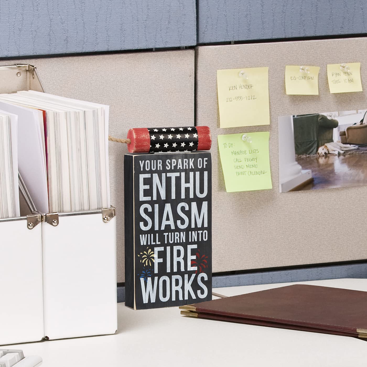 Jackcube Design Wall Décor Targa Legno Rustica Frase Motivazionale