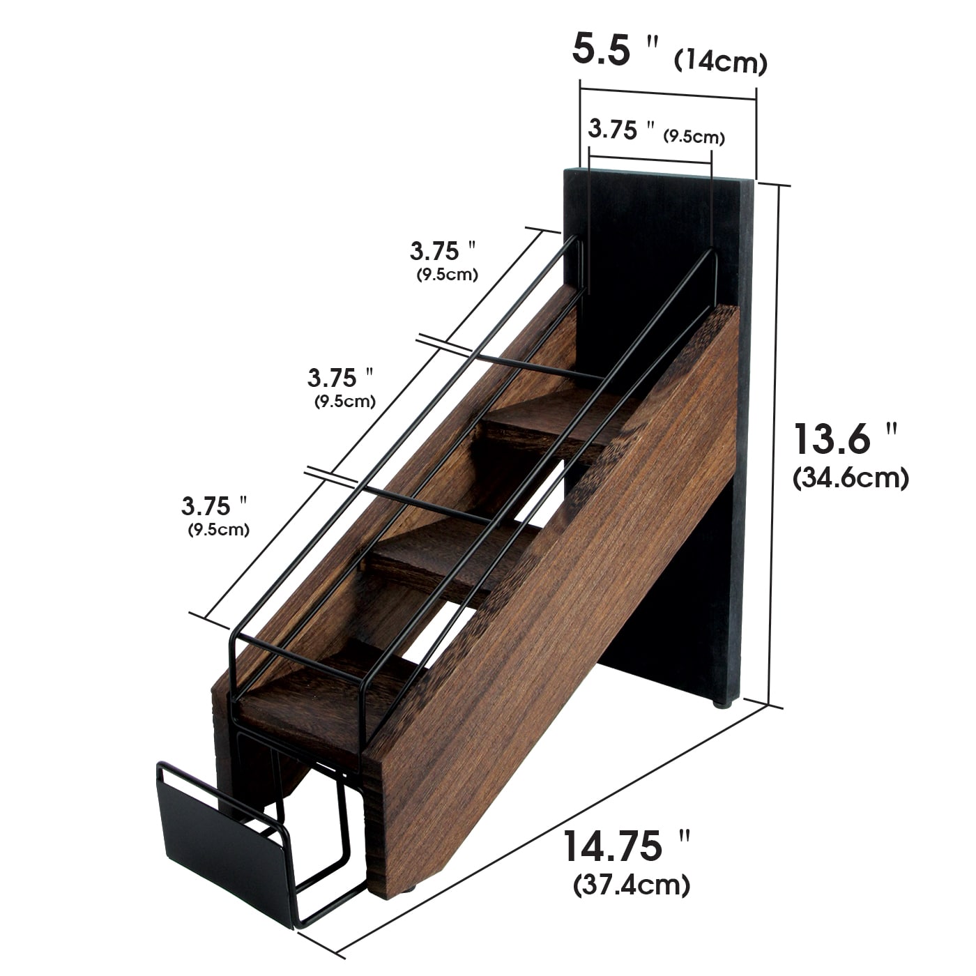 Jackcube Design Kitchen Portabottiglie 3 Livelli Porta Tovaglioli