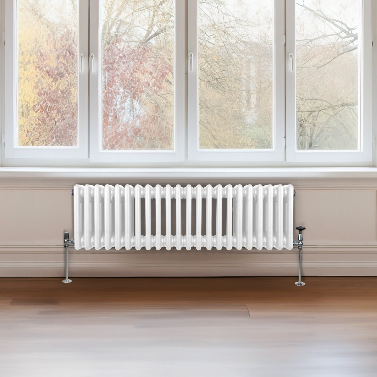 Q-Rax Radiatori Tradizionali 300x1012 Termosifone Bianco 3 Colonne