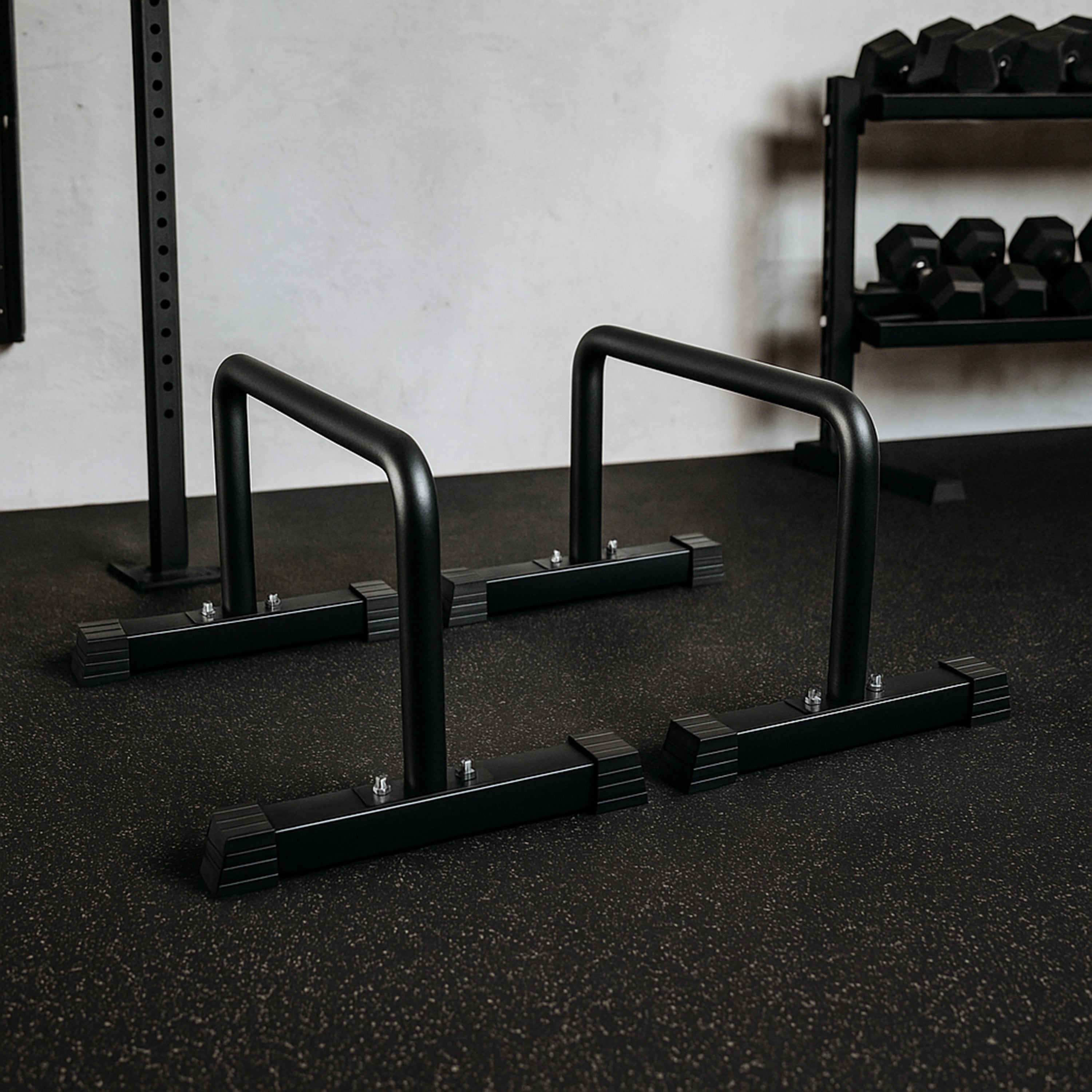 Q-Rax Parallettes Acciaio barre calisthenics 56x40x40 cm