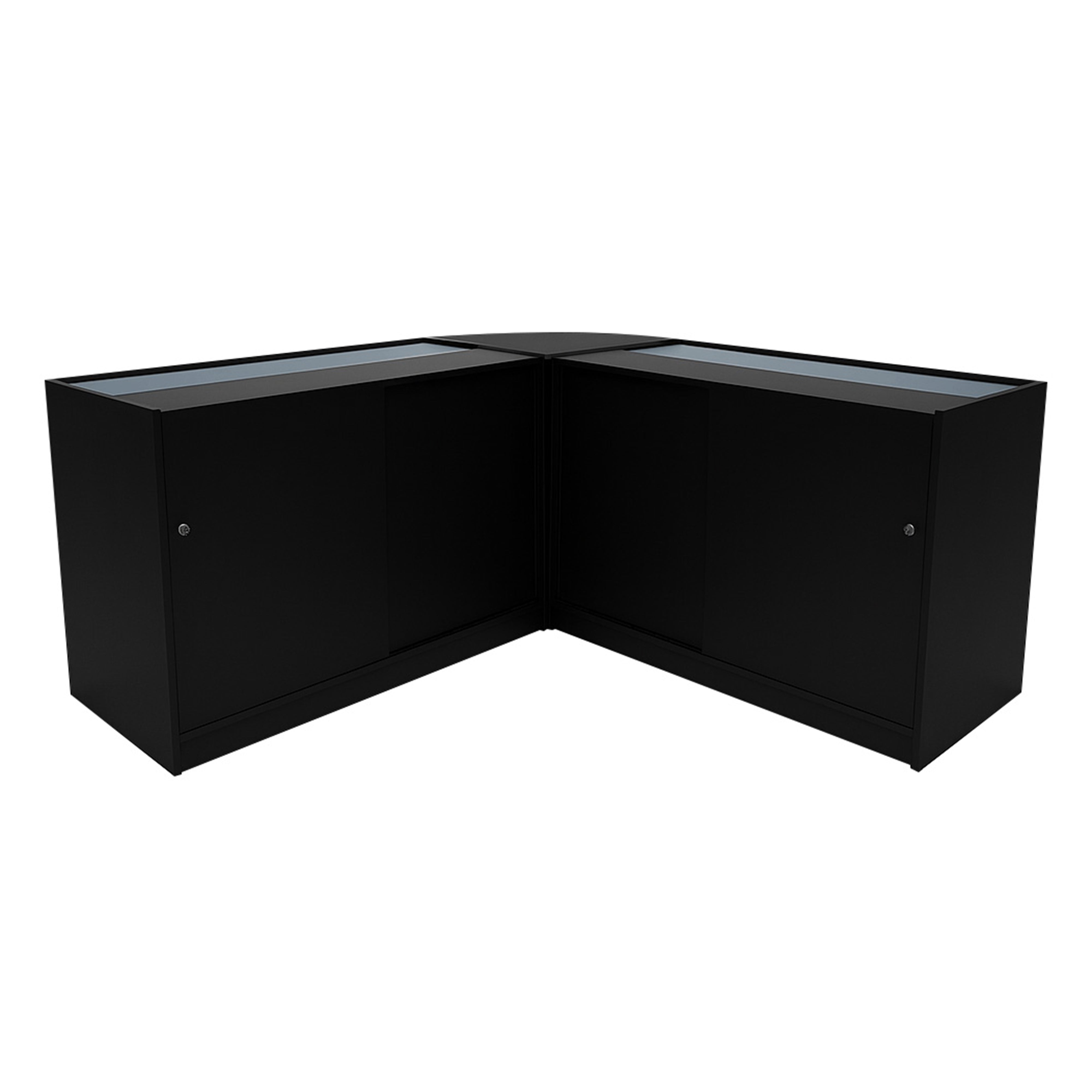Q-Rax Andromeda LED C1200+LM60 Bancone Negozio Nero