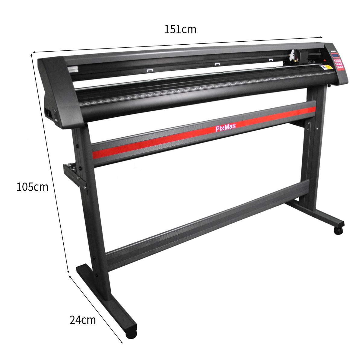 Q-Rax Plotter Taglio Vinile 1350 mm con supporto alluminio
