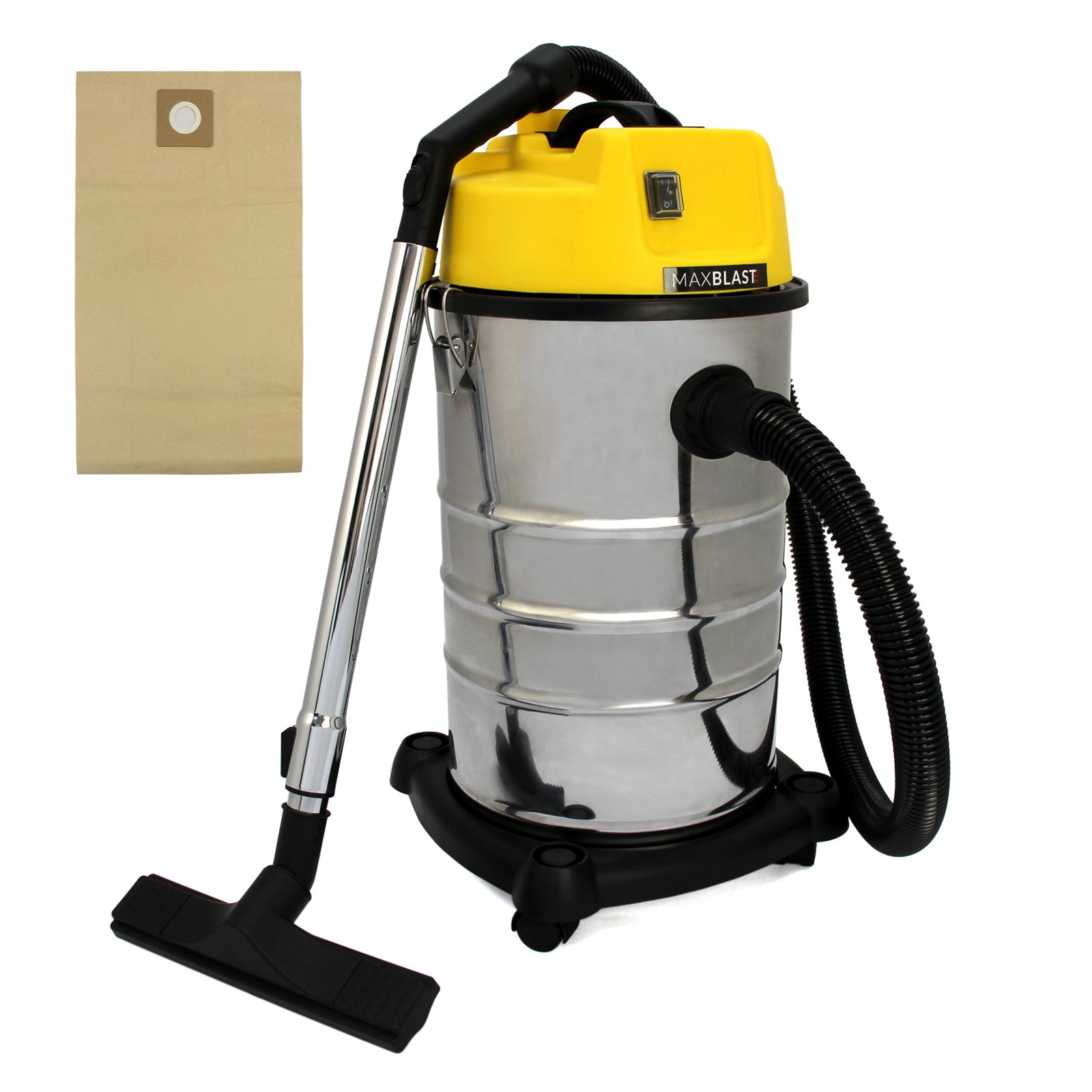 Q-Rax Commercio Sacchetti Aspirapolvere MAXBLAST 30L x5