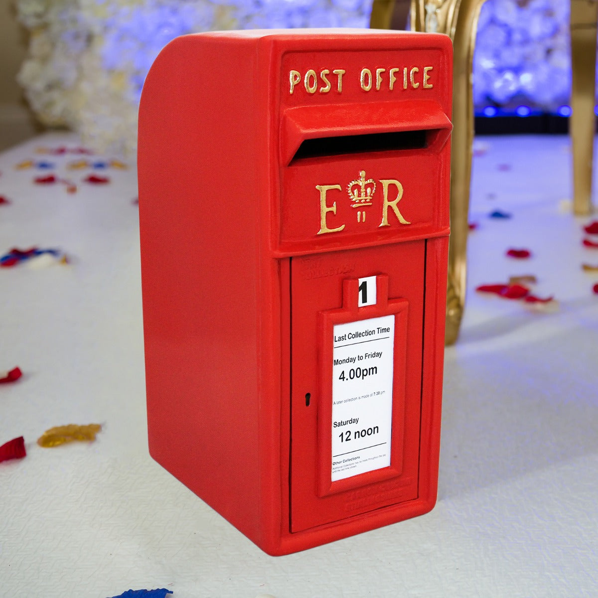 Q-Rax Cassetta Postale Britannica Rossa buca lettere ghisa