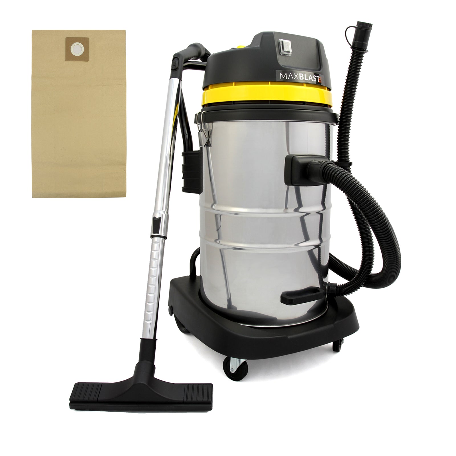 Q-Rax Maxblast 5 sacchetti aspirapolvere 50 litri carta