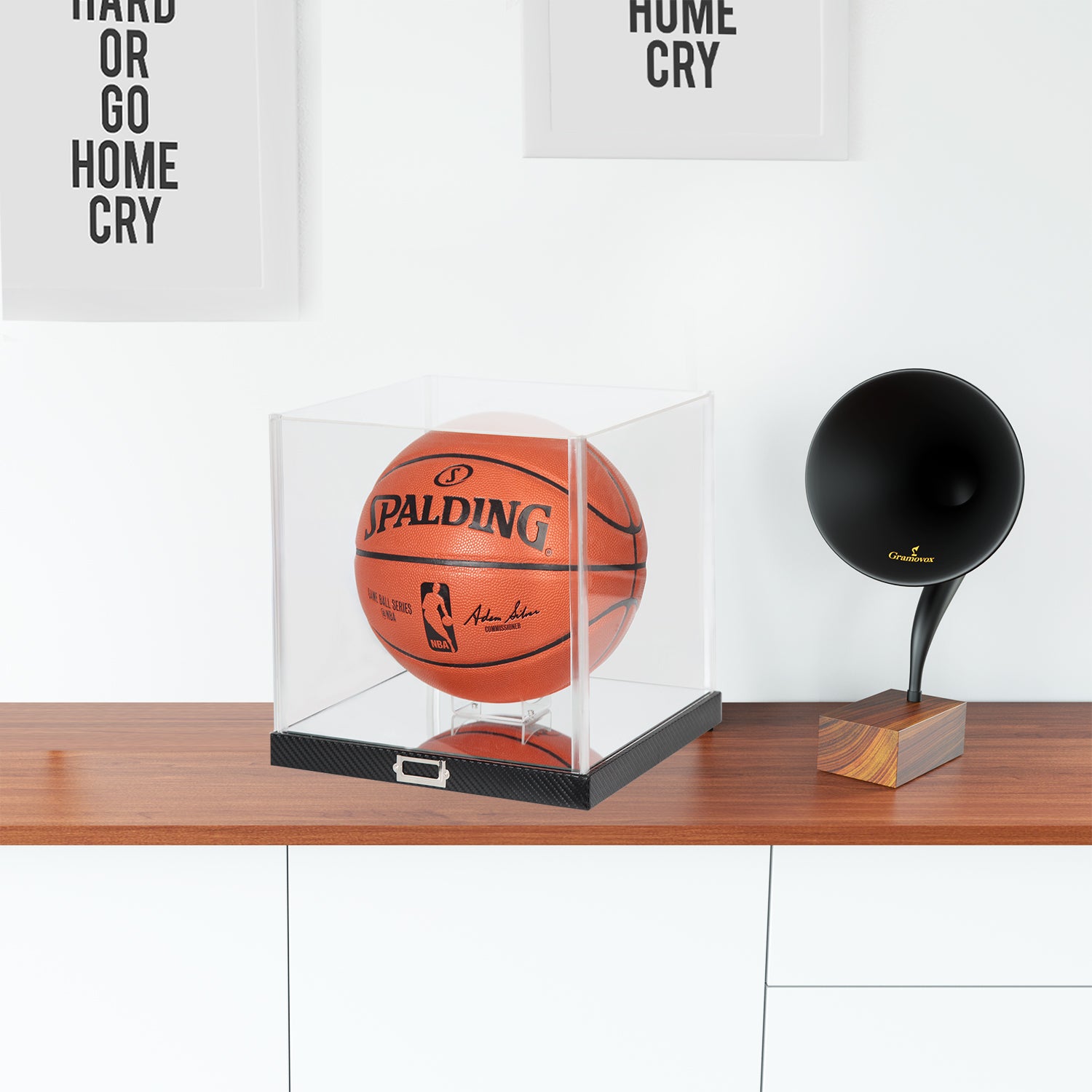 Jackcube Design Display Teca Basket Acrilica Base Carbonio