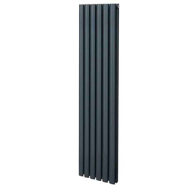 Q-Rax Radiatore Colonna Ovale 1600x360 mm Antracite Acciaio