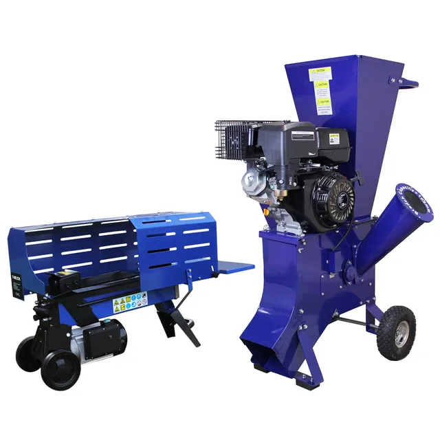 Q-Rax Spaccalegna 5T 370 mm Cippatrice 15HP Offerta Doppia