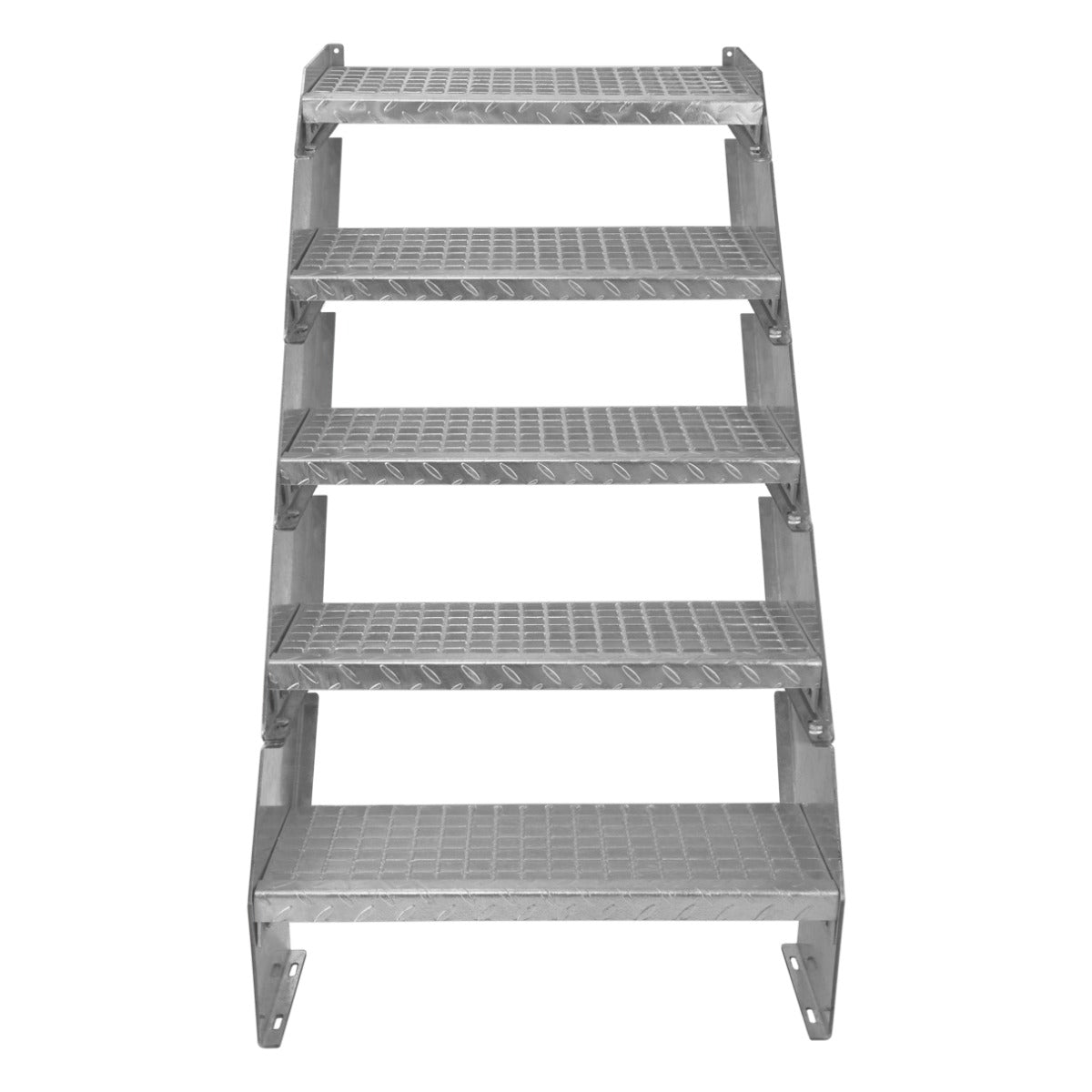 Q-Rax Scala Zincata 5 Elementi 600 mm Regolabile Esterno