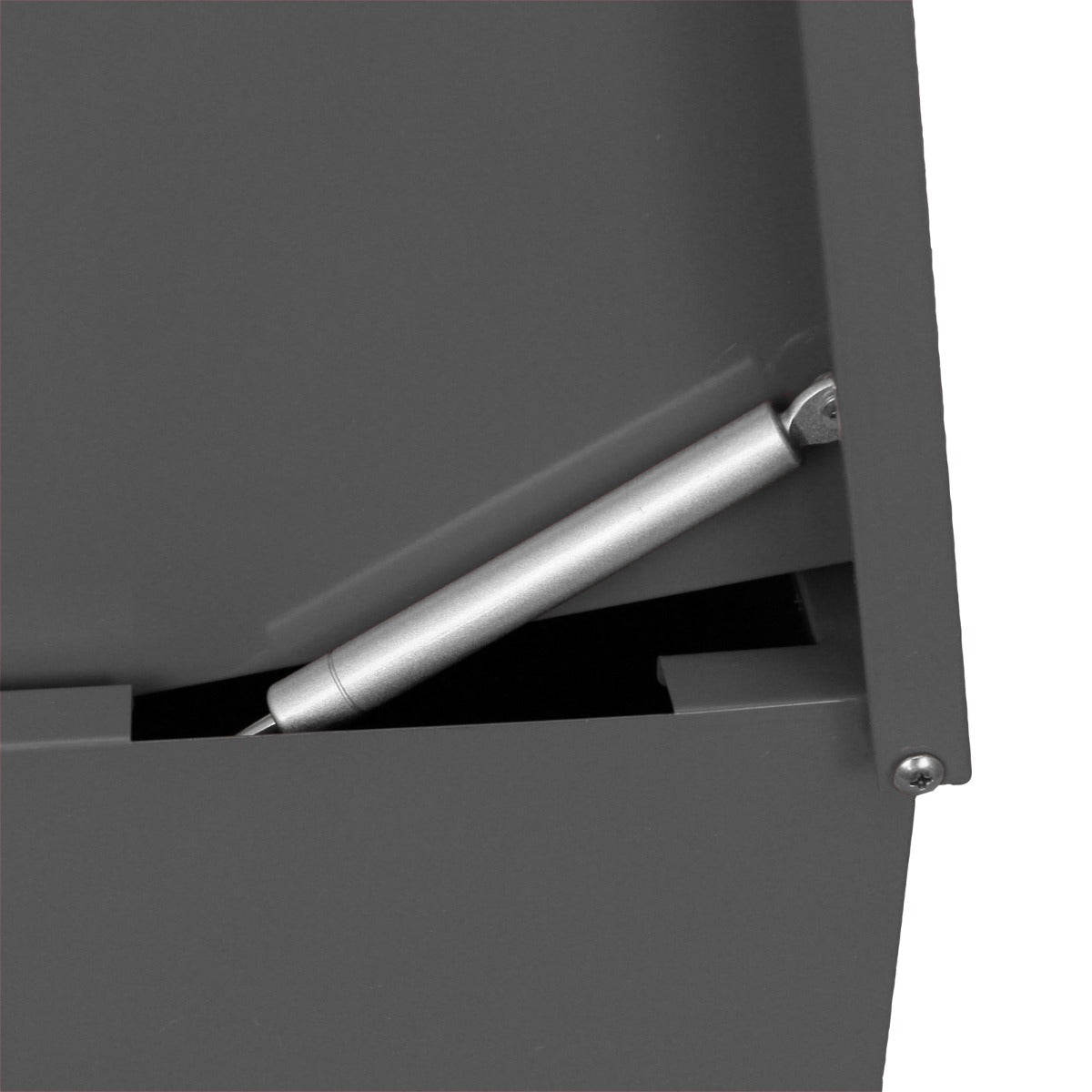 Q-Rax Cassetta Postale per Pacchi Grigio Acciaio 58 cm