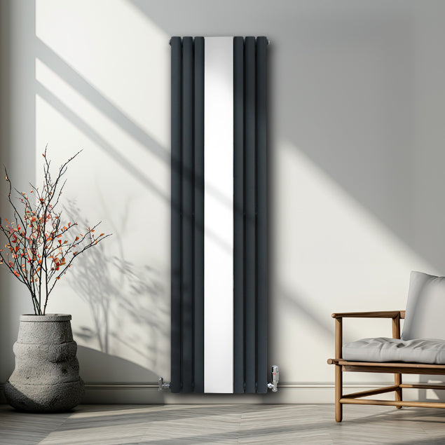 Q-Rax Radiatori Pannelli Piatti 1800x500 Radiatore Antracite Specchio