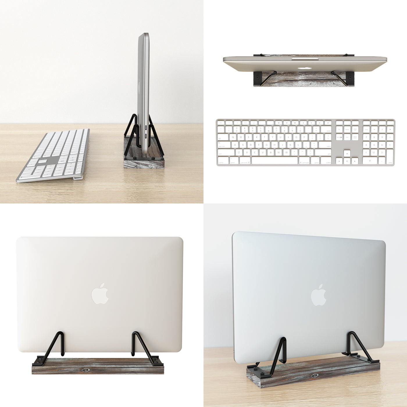 Jackcube Design Home Office Supporto Laptop Verticale Nero Regolabile