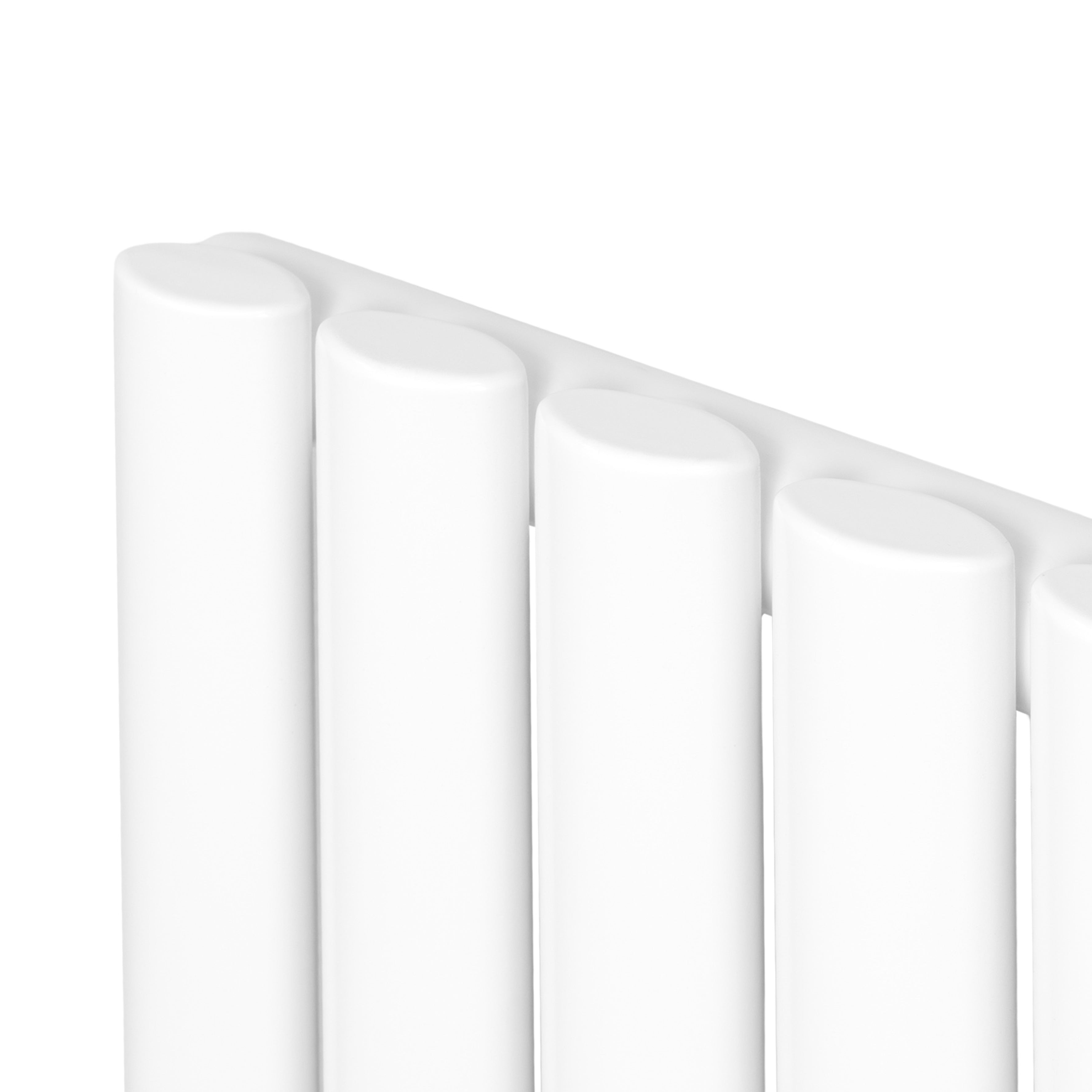 Q-Rax Radiatore Ovale 600x600 Bianco 1 Colonna