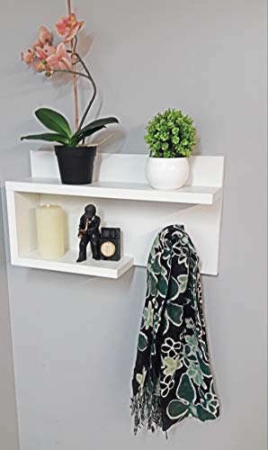 Henor Scaffali organizer ingresso legno bianco 45 cm
