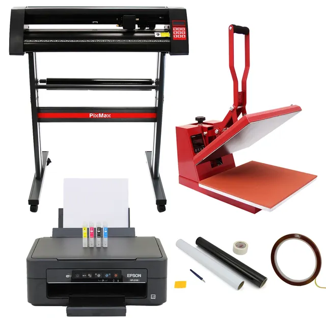 Q-Rax Commercio Artigianato Pressa a Caldo Clam 38cm Kit Epson