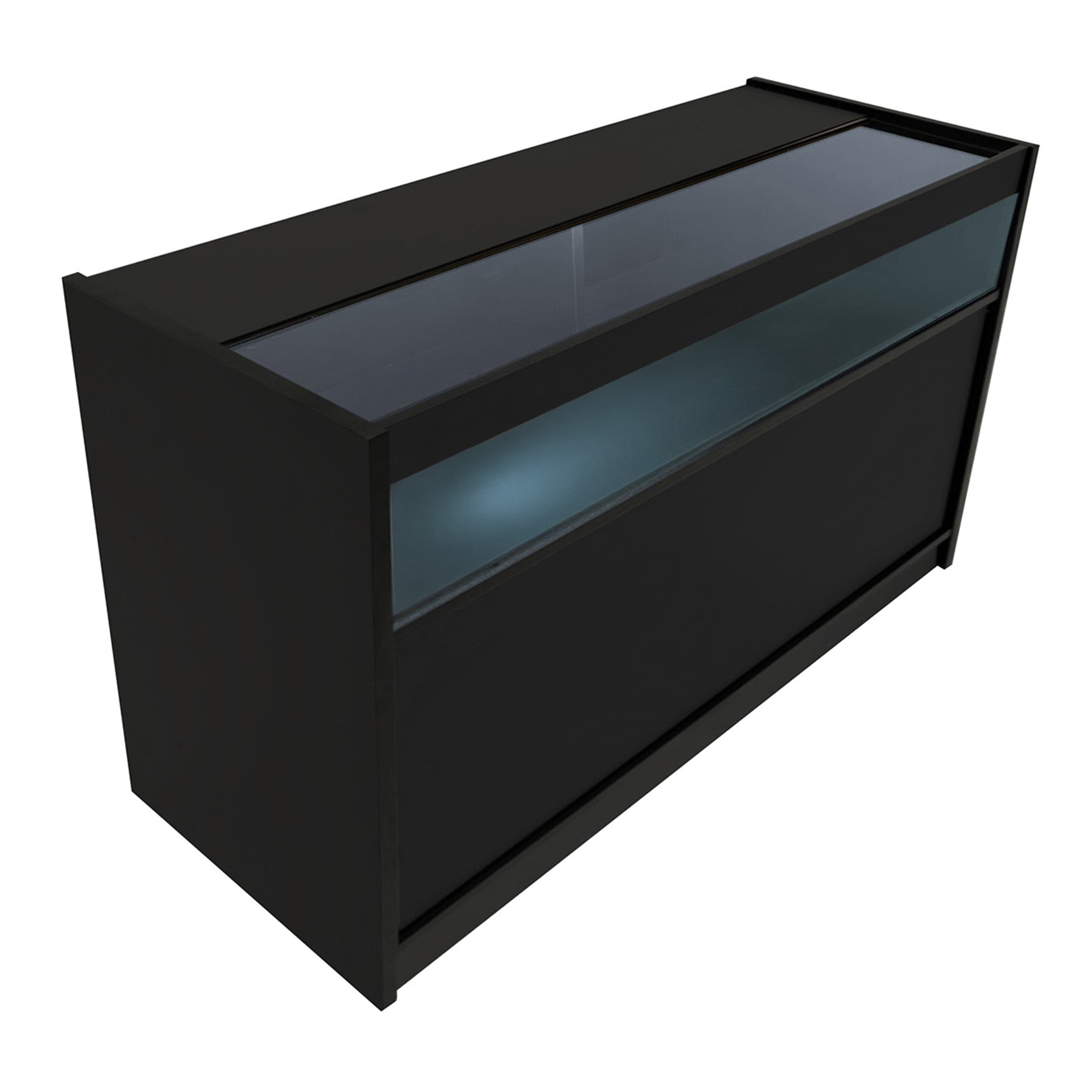 Q-Rax Banconi Negozio Hyperion K1500 B1500 Bancone Nero LED