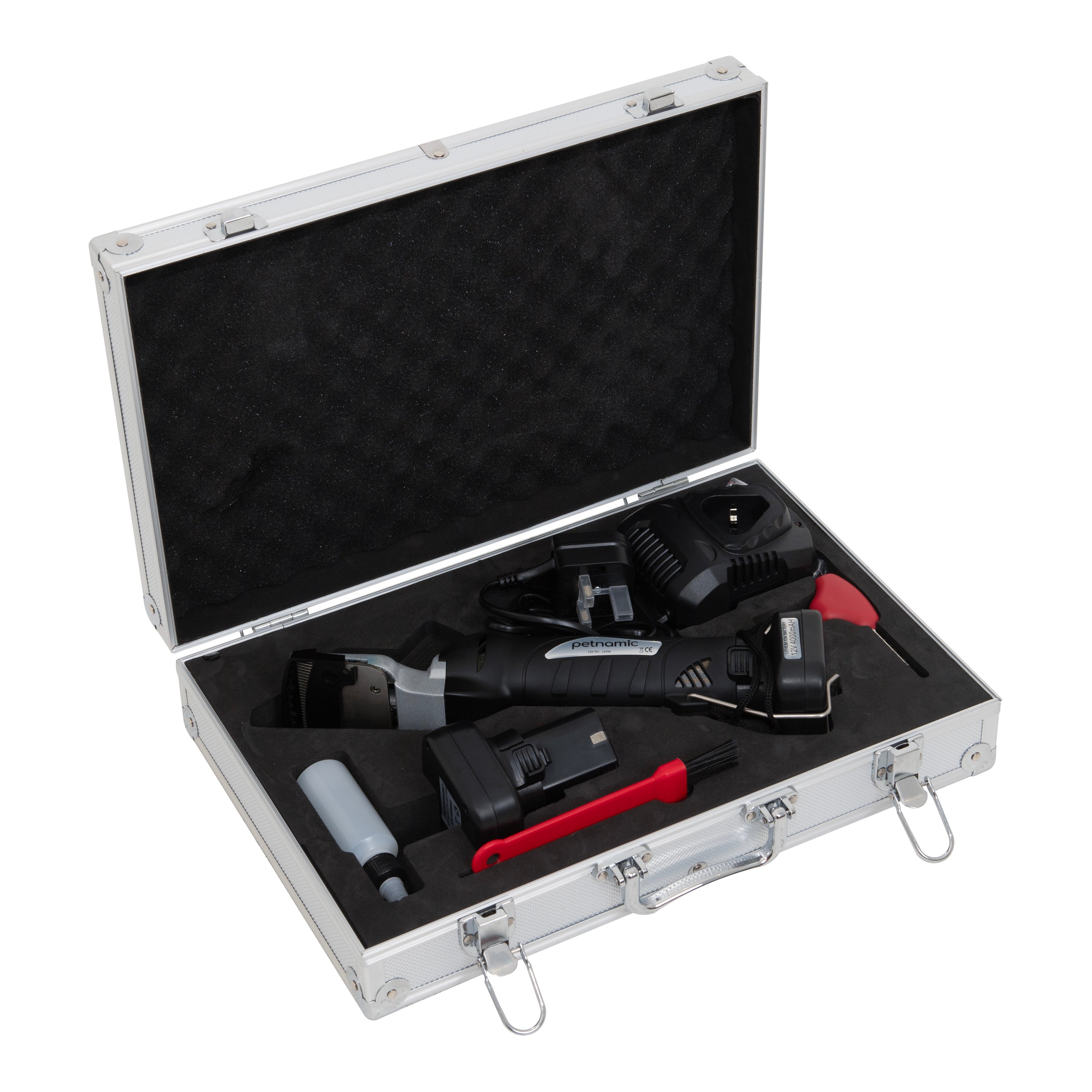 Q-Rax Tosatrice Cavalli Senza Filo 180W Testina A2 2 Batterie