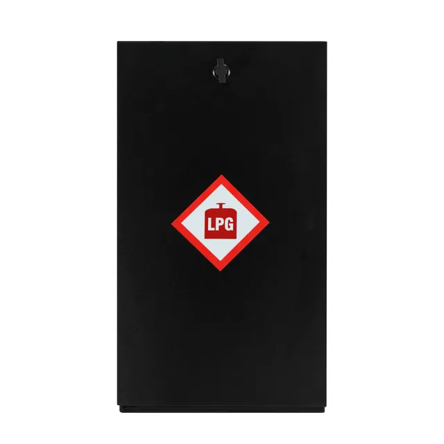 Q-Rax Armadietto Bombole Gas 6 kg Acciaio per Camper