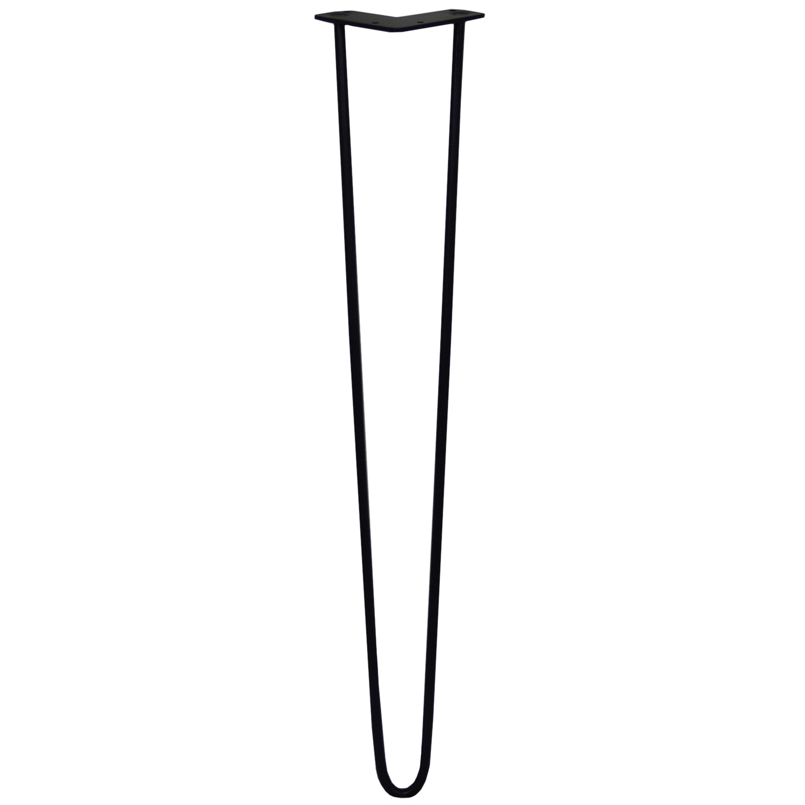 Q-Rax 4 Gambe Tavolo Forcina 71cm Nere 2 Rebbi