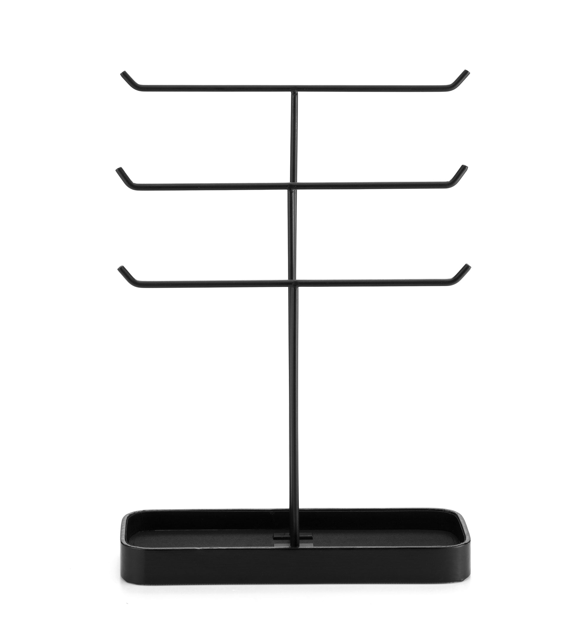 JackCube Design Makeup Jewelry Stand Gioielli 3 Piani Nero