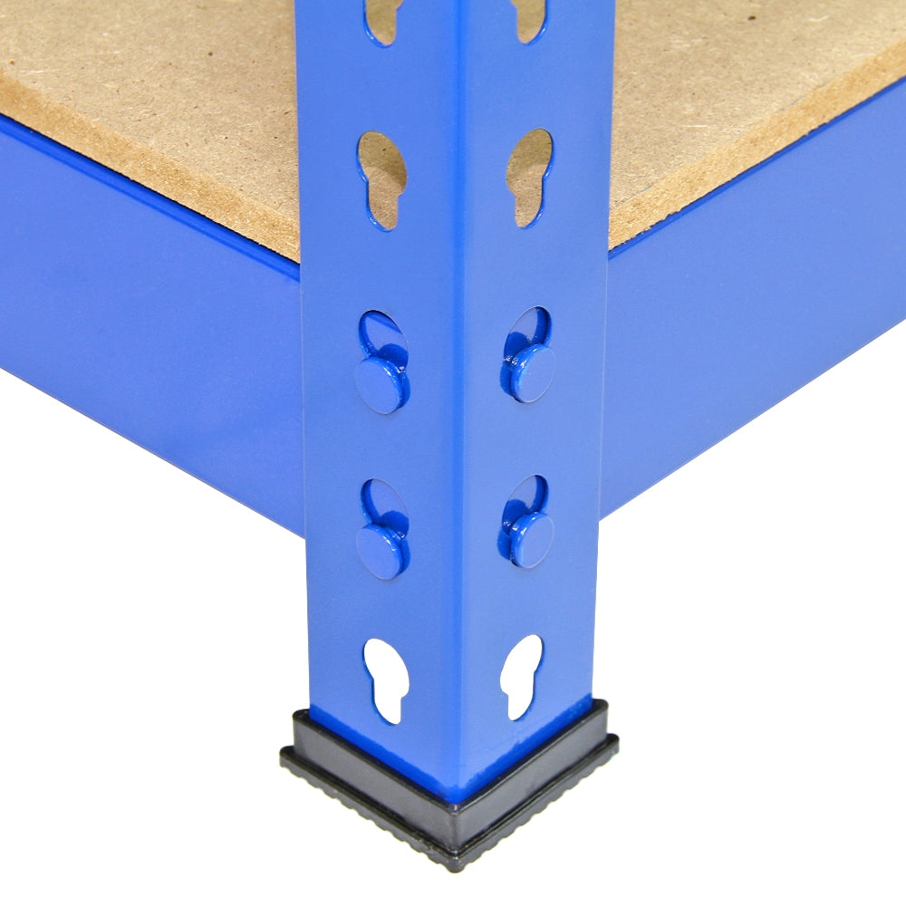 Q-Rax Scaffali Scaffale Garage Blu 90+120cm 200kg
