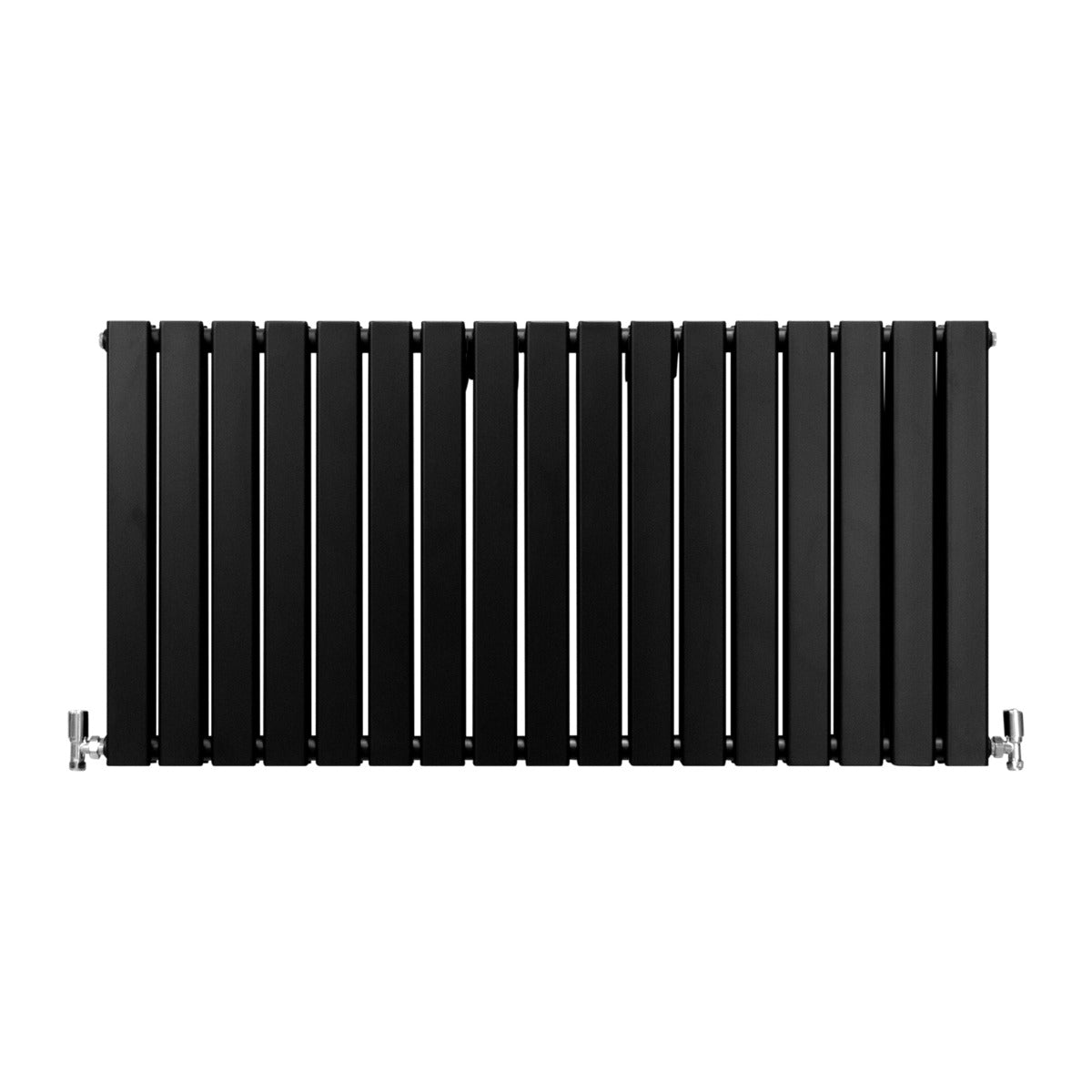 Q-Rax Radiatori a Pannelli Piatti 60x119 cm Termosifone Nero Opaco