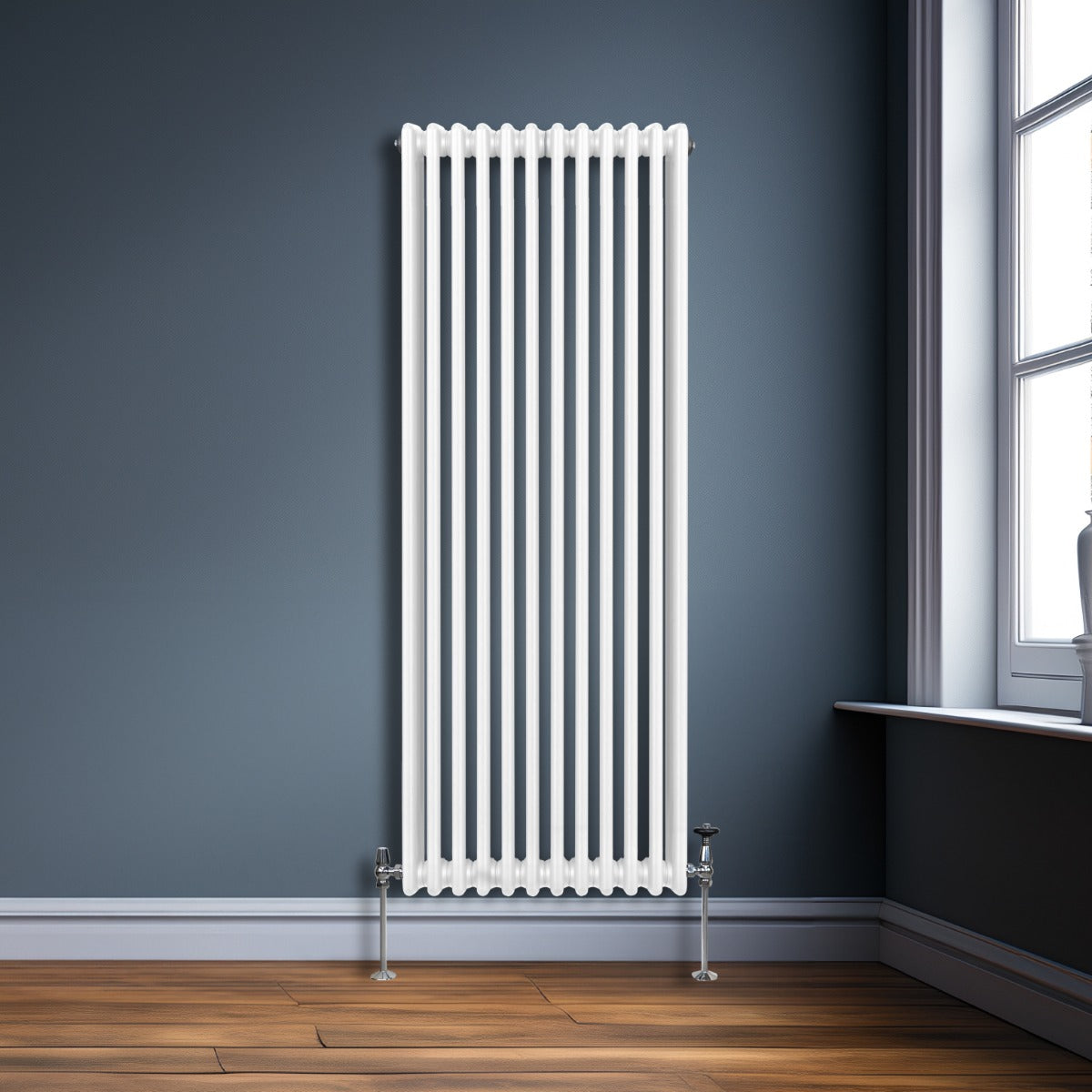 Q-Rax 1800x562 Radiatore a 3 Colonne Bianco