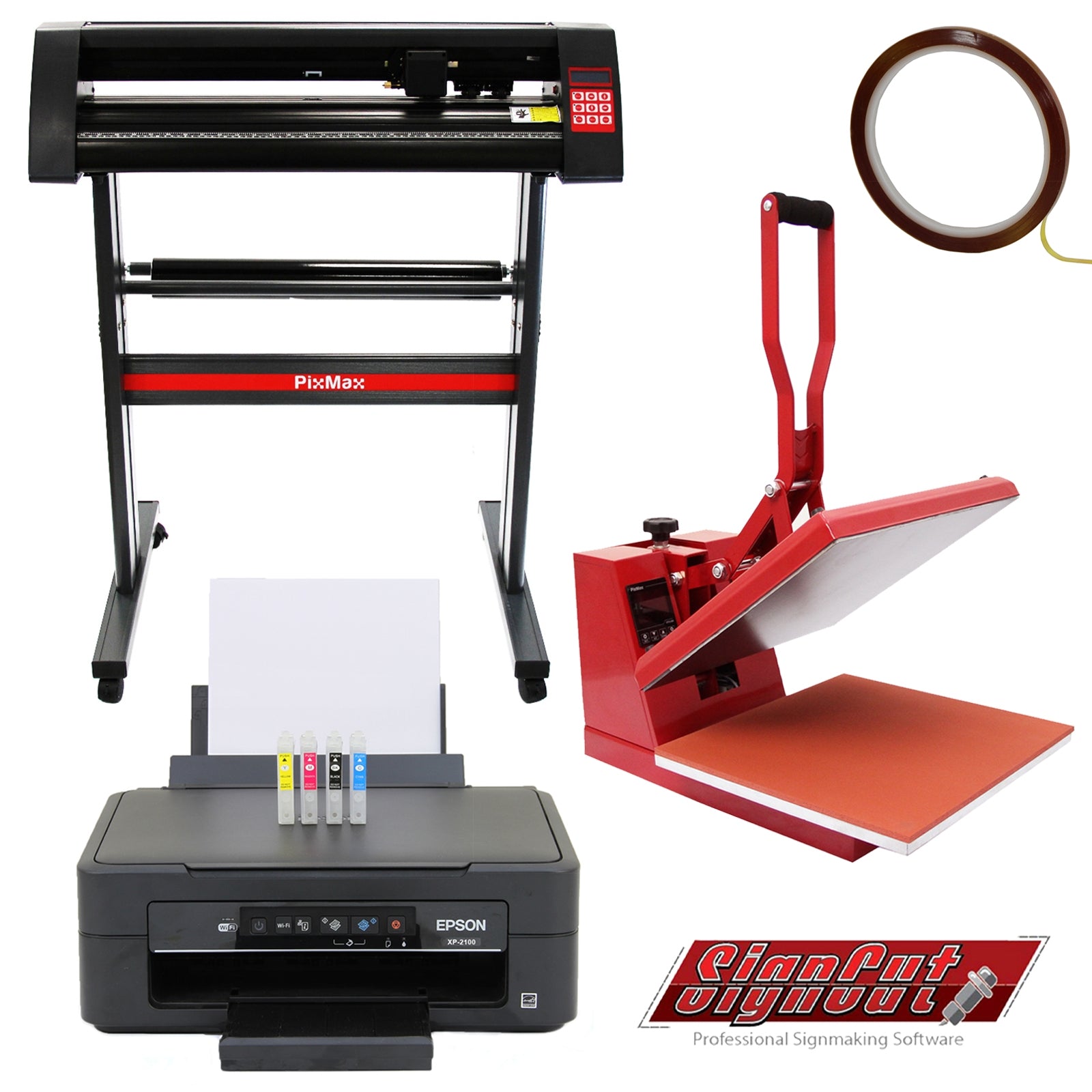 Q-Rax Commercio Artigianato Pressa a Caldo 38cm Kit 720mm