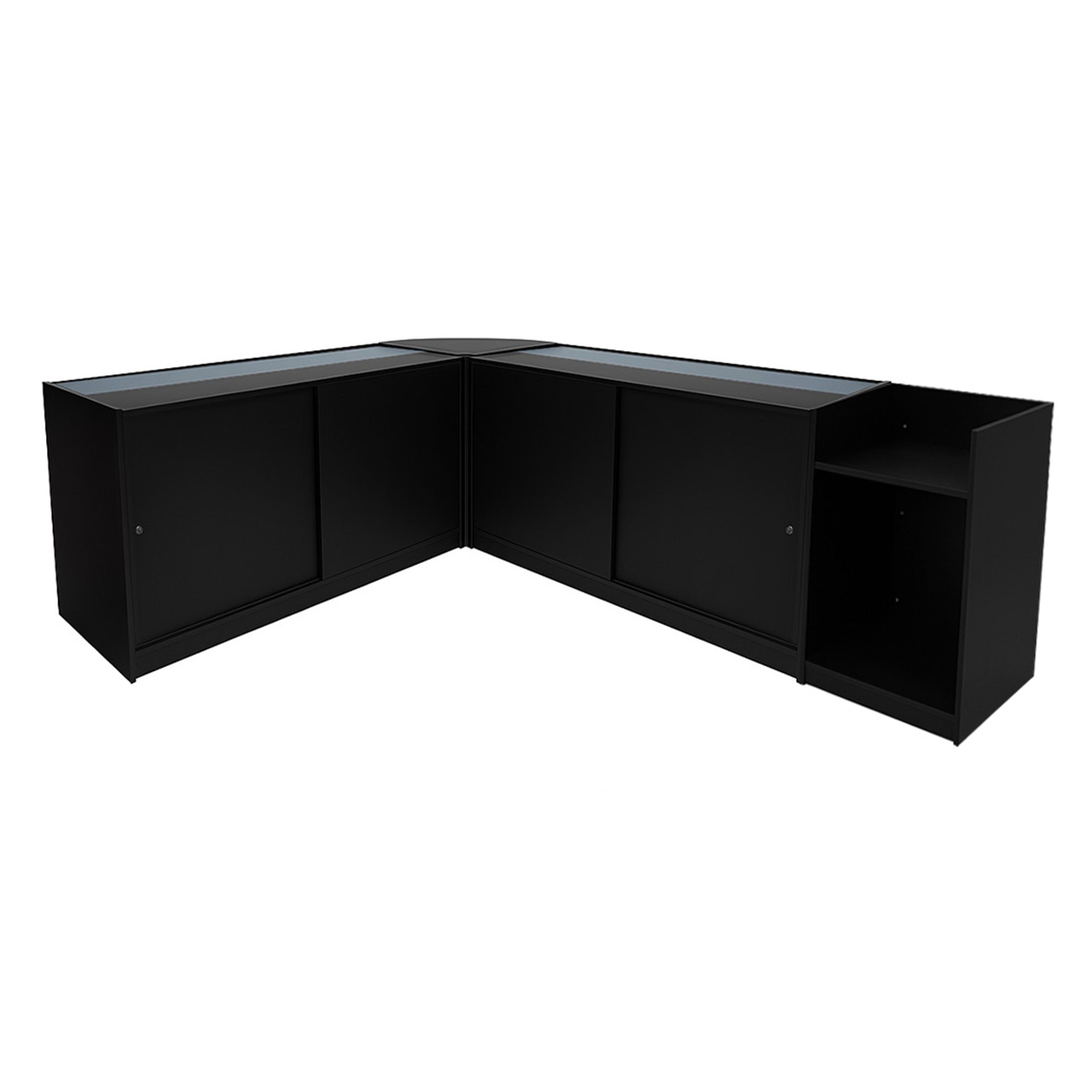Q-Rax Europa B1500 C1500 TB60 LM60 bancone negozio nero LED