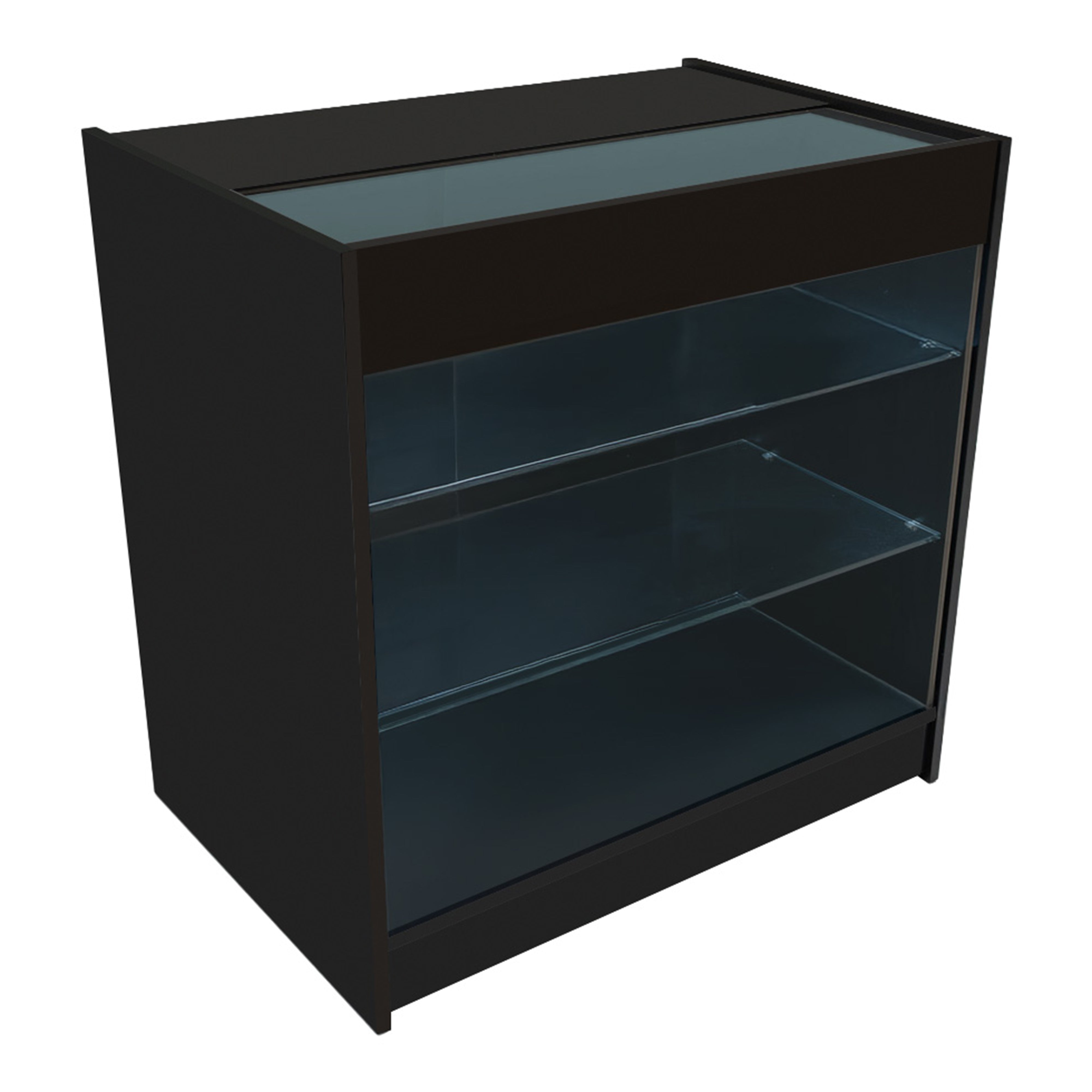 Q-Rax Aries CM60 TB60 K900 bancone negozio LED nero set 4 pezzi