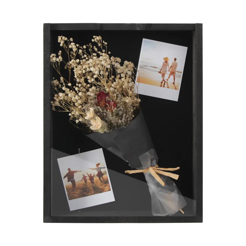 Jackcube Design Display Teca Legno Nera 14x11 Pollici Vetro