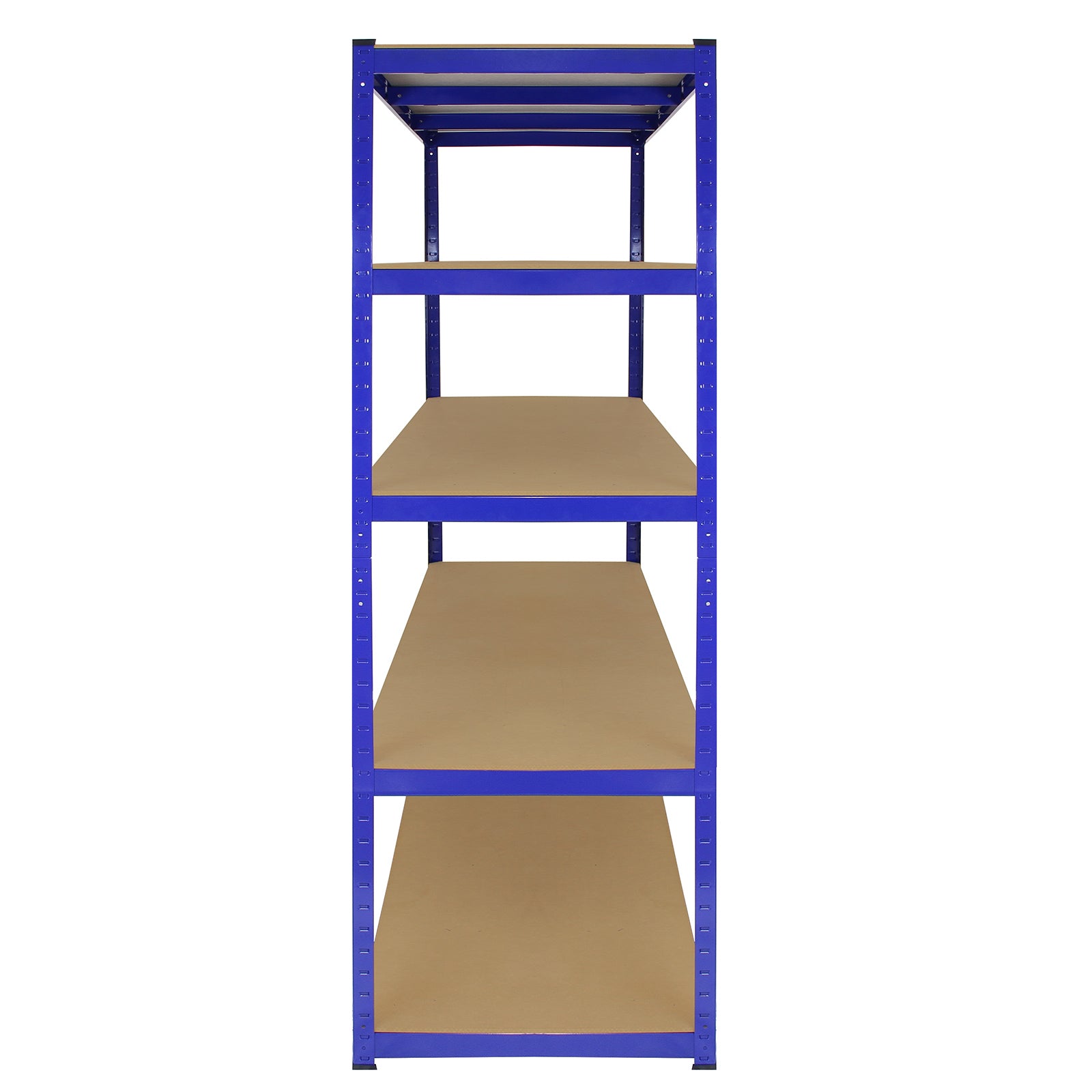 Q-Rax T-Rax Scaffale in Acciaio Blu 160cm 5 Ripiani