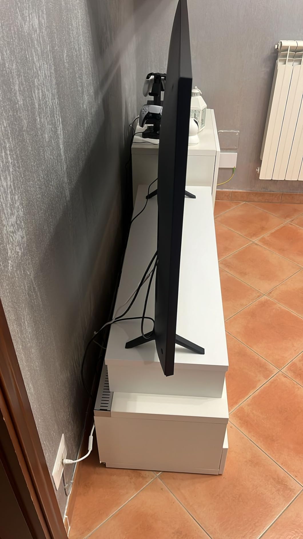 Henor Supporti Rialzanti Monitor Tv 82 cm rialzo grafite 50 kg