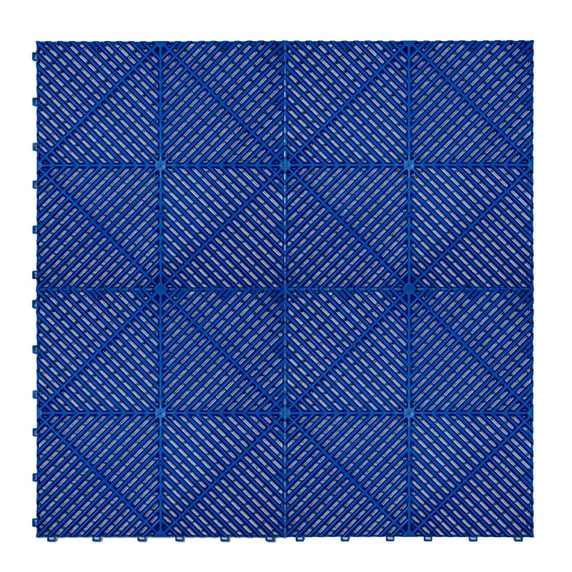 Q-Rax Piastrelle Ventilate Garage 120 blu 3,2x6 m