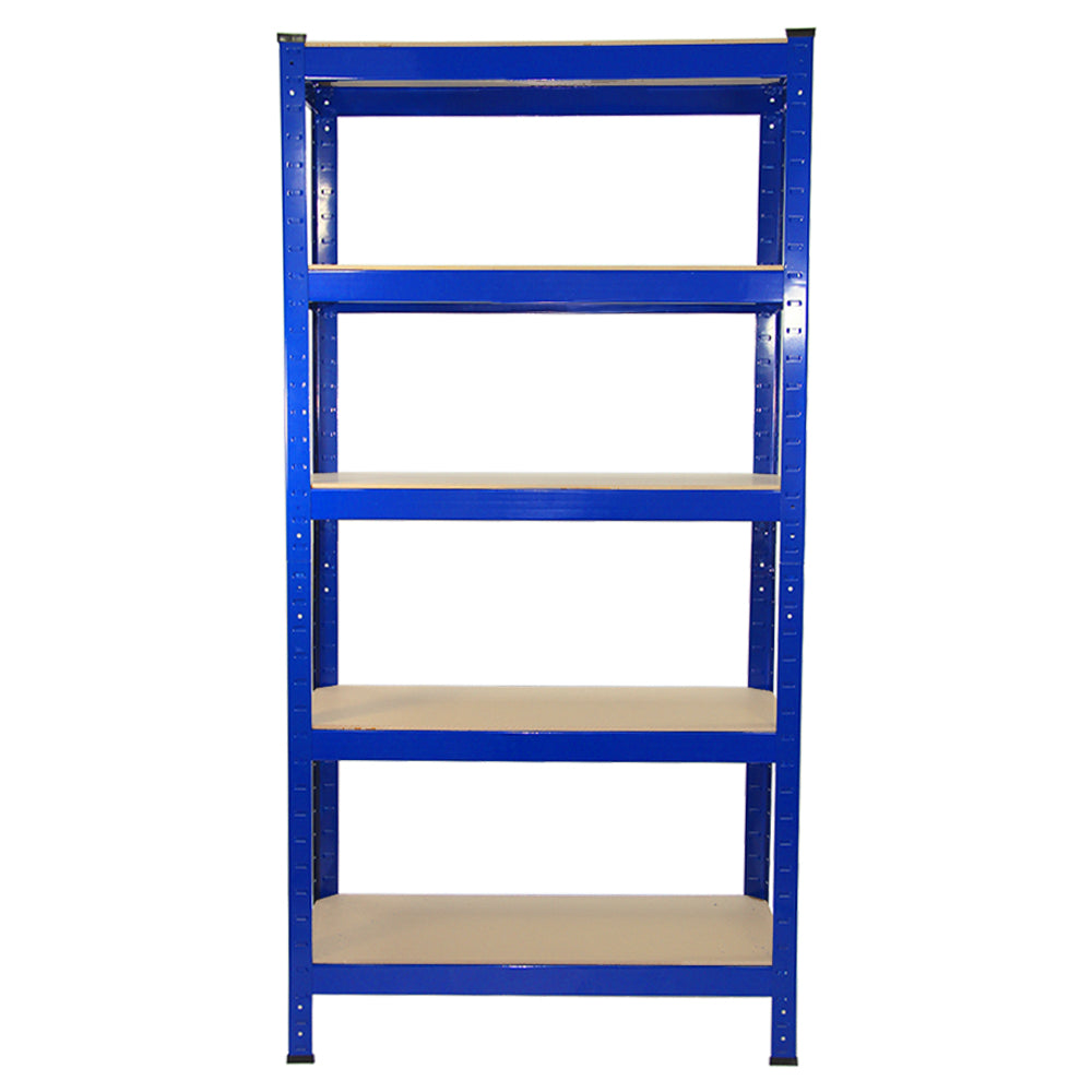 Q-Rax T-Rax 2 Scaffali Acciaio Blu 75cm Senza Bulloni 150kg